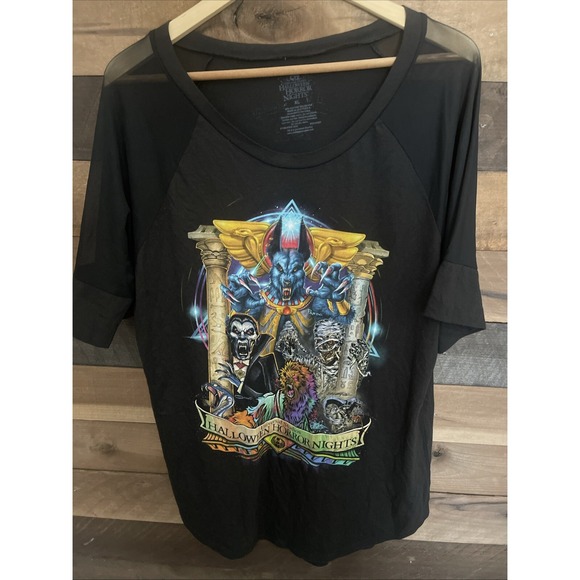 UNIVERSAL HALLOWEEN HORROR NIGHTS (2022) Artist Signature Series T-Shirt XL - Picture 1 of 3